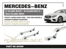 Mercedes MERCEDES-BENZ C-CLASS W205 / E-CLASS W213 (4Matic) Främre Nedre Bakre Länkarmar (Förstärkta Gummibussningar) - 2Delar/Set Hardrace